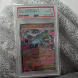 Pokemon Phantasmal Flames Mega Charizard X Ex Holo 013/094 PSA 10 Gem Mint - Image 1