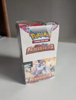 Pokemon TCG Paldea Evolved Half Booster Box 18 Packs Brand New Sealed - Image 1