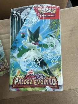 Pokemon TCG Paldea Evolved Half Booster Box 18 Packs Brand New Sealed - Image 2