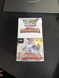 Pokemon TCG: Scarlet & Violet Paldea Evolved Half Booster Box - Factory Sealed - Image 1