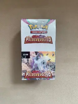 Pokemon TCG Paldea Evolved Half Booster Box 18 Packs Brand New Sealed - Image 1