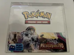 Paldea Evolved Booster Box **Sealed** & Plastic Case - Pokemon TCG - Image 1