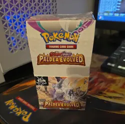 Pokemon TCG Scarlet & Violet Paldea Evolved Half Booster Box 18 Packs (sealed) - Image 1