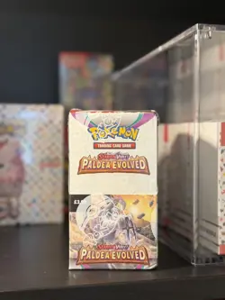 Pokemon TCG Scarlet & Violet Paldea Evolved Half Booster Box 18 Packs Sealed - Image 1