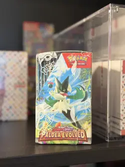 Pokemon TCG Scarlet & Violet Paldea Evolved Half Booster Box 18 Packs Sealed - Image 4