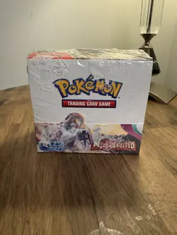 Pokemon TCG Paldea Evolved Booster Box – Factory Sealed (Tear in Shrink Wrap) - Image 1