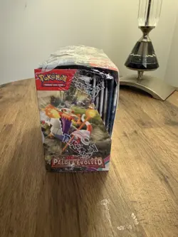 Pokemon TCG Paldea Evolved Booster Box – Factory Sealed (Tear in Shrink Wrap) - Image 4
