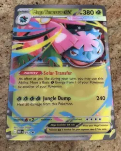 Mega Venusaur ex 013 JUMBO PROMO Card Holo Pokemon TCG Near Mint - English - Image 1