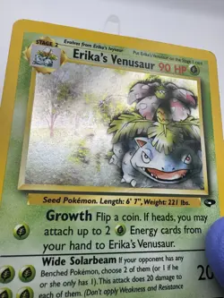 Pokemon TCG Erika's Venusaur Gym Challenge Holo Card 4/132 Unlimited Rare - HP - Image 2