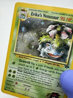 Pokemon TCG Erika's Venusaur Gym Challenge Holo Card 4/132 Unlimited Rare - HP - Image 3