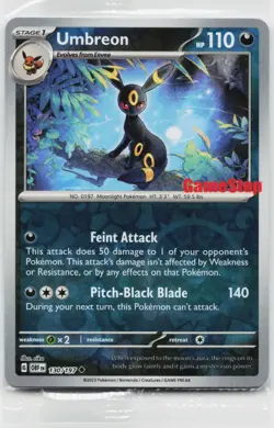 Umbreon - (GameStop Exclusive) 130/197 Miscellaneous Cards & Products Promo - Image 1
