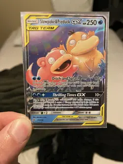 Pokemon TCG Slowpoke Psyduck GX Holo Card 35/236 MINT - Image 1