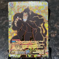 Great Ape Son Gohan Menacing Transformation Gold Foil Dragon Ball Super Card NM - Image 1