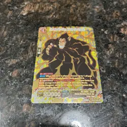Great Ape Son Gohan Menacing Transformation Gold Foil Dragon Ball Super Card NM - Image 4