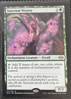 Sanctum Weaver Modern Horizons 2 Regular Magic: The Gathering Card - Image 1