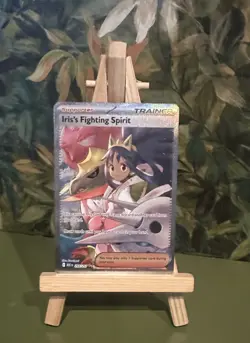 Pokemon TCG English Ascended Heros Iris's Fighting Spirit SIR Card 292/217 - Image 1