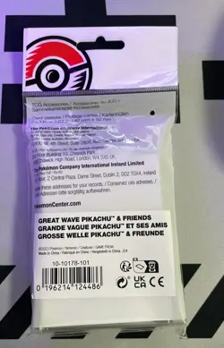 Pokemon Center Great Wave Pikachu and Friends Card Sleeves (65 Sleeves) - Image 2