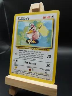 Pokemon Uncommon Card : Farfetch'd 27/102 (Base Set) - Image 3