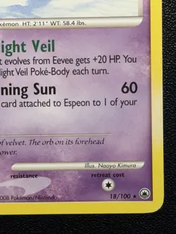 Espeon 18/100 - Majestic Dawn - Pokemon Card LP - Image 4