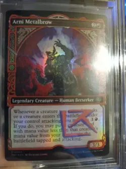 MTG 2023 March of the Machine Legendary Human Berserker #66 AP sketch 10/10 - Image 2
