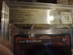 MTG 2023 March of the Machine Legendary Human Berserker #66 AP sketch 10/10 - Image 4