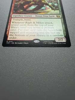 Raph & Mikey, Troublemakers R 0167 MTG TMT TMNT REGULAR NM/M - Image 2