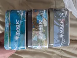 Magic The Gathering-Bloomburrow Collector Tin-Complete Set Of 3-Brand New-Sealed - Image 4