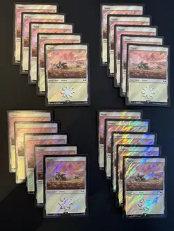 Plains Surge Foil MTG Land Lot 20x Warhammer 40k - Image 1