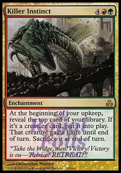 Killer Instinct 2x FOIL GPT MTG Guildpact Rare MINT red green - Image 1