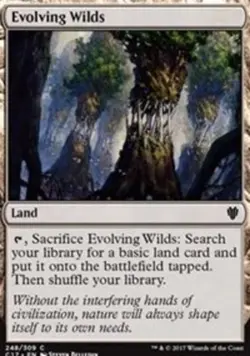 1x Evolving Wilds MTG Commander 2017 NM Magic Regular - Image 1