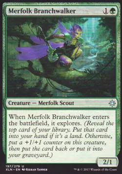 1x Merfolk Branchwalker - Foil MTG Ixalan NM Magic Foil - Image 1