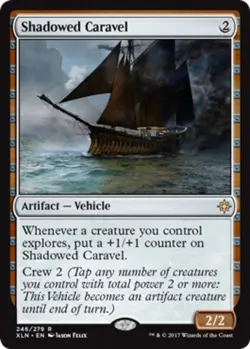 1x Shadowed Caravel MTG Ixalan NM Magic Regular - Image 1