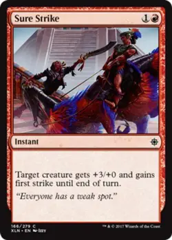 1x Sure Strike - Foil MTG Ixalan NM Magic Foil - Image 1