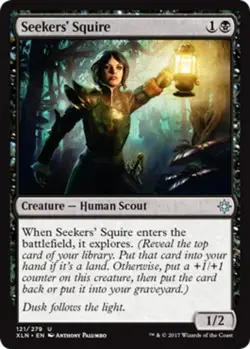1x Seekers' Squire - Foil MTG Ixalan NM Magic Foil - Image 1
