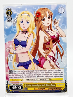 Sword Art Online SAO/S80-E015 U Endless Summer by the Beach, Alice & Asuna - Image 1