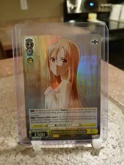 Weiss Schwarz Asuna Sword Art Moment of Healing SAO/S100-E013S SR English - Image 1