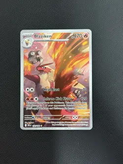 Blaziken 192/182 Destined Rivals Illustration Rare 2025 Pokemon TCG Card NM - Image 1
