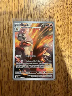 Blaziken 192/182 Destined Rivals Illustration Rare 2025 Pokemon TCG Card NM/M - Image 1