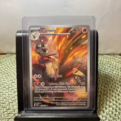 Pokemon TCG Blaziken 192/182 Destined Rivals Illustration Rare Card - Image 1