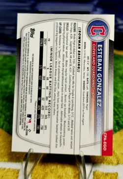 2025 Bowman Chrome Esteban Gonzalez 1st Auto /150 Guardians - Image 2