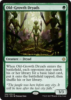 1x Old-Growth Dryads MTG Ixalan NM Magic Regular - Image 1