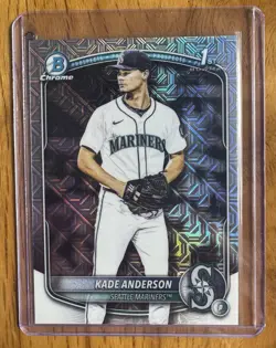 2025 Bowman Chrome Kade Anderson 1st Bowman Mojo Refractor BDC-3 Mariners - Image 1