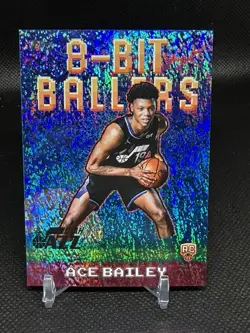 2025-26 Topps Flagship Ace Bailey #8B-35 - 8-Bit Ballers Holofoil (SP, RC) - Image 1