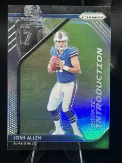 2018 Panini Prizm Josh Allen Silver Buffalo Bills MVP Rookie - Image 1
