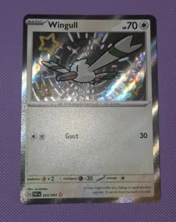 Pokemon TCG Wingull 203/091 Sv: Paldean Fates Baby Shiny - Image 1