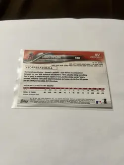 2018 TOPPS UPDATE SHOHEI OHTANI RC ROOKIE PITCHING DODGERS MVP GOAT - Image 2