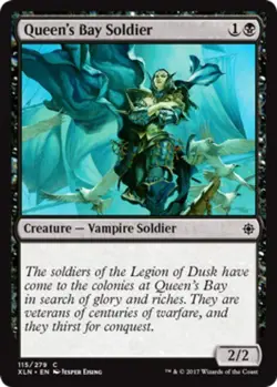 1x Queen's Bay Soldier - Foil MTG Ixalan NM Magic Foil - Image 1
