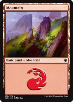 1x Mountain (275/279) - Foil MTG Ixalan NM Magic Foil - Image 1