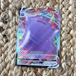 Pokemon Ditto VMAX 051/072 Shining Fates Ultra Rare Holo Full Art Card - Image 1
