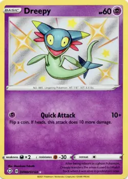 Dreepy Shiny Holo Rare Shining Fates: Shiny Vault SV060/SV122 NM Pokemon Card - Image 1